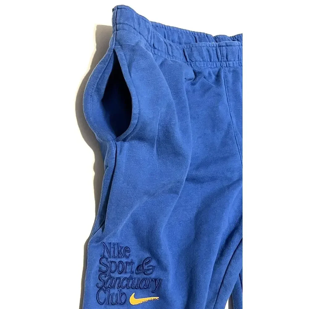 Nike Sport Sanctuary Club Jogger Pants FJ1686 480 Size L Large Blue Cotton Blend